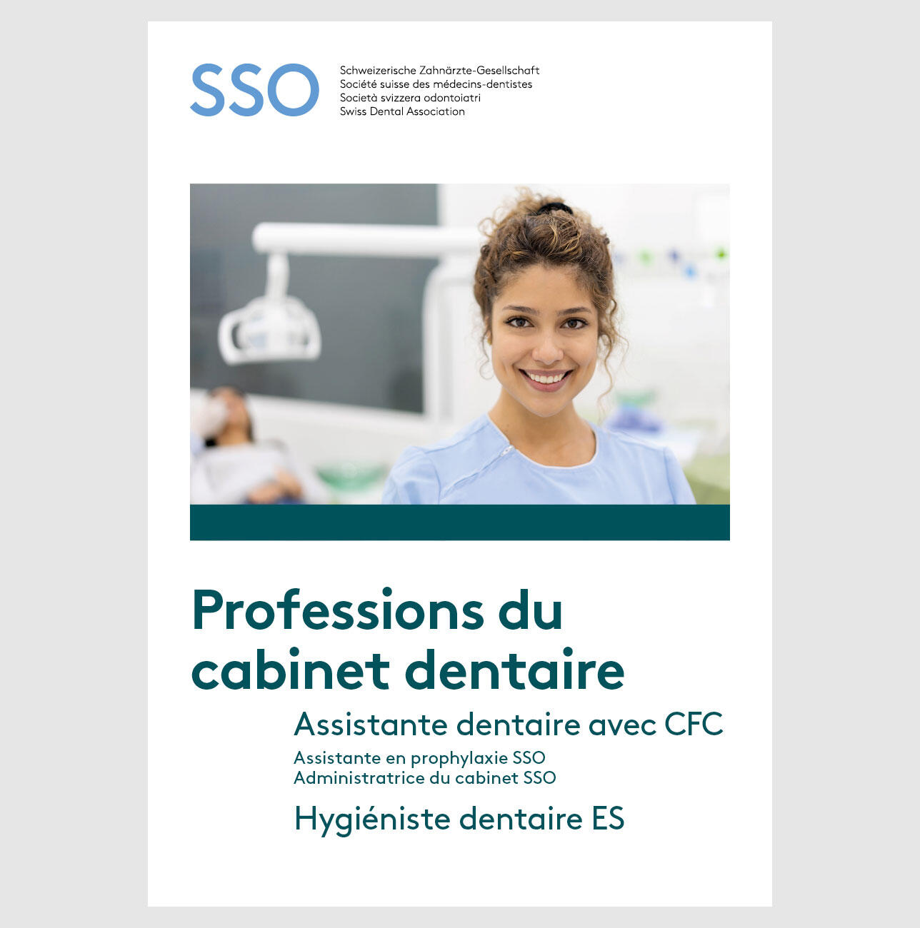 Brochure «Professions du cabinet dentaire»